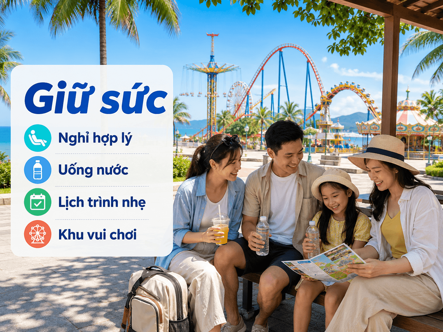 Tránh kiệt sức ở các khu vui chơi lớn - Hình 1