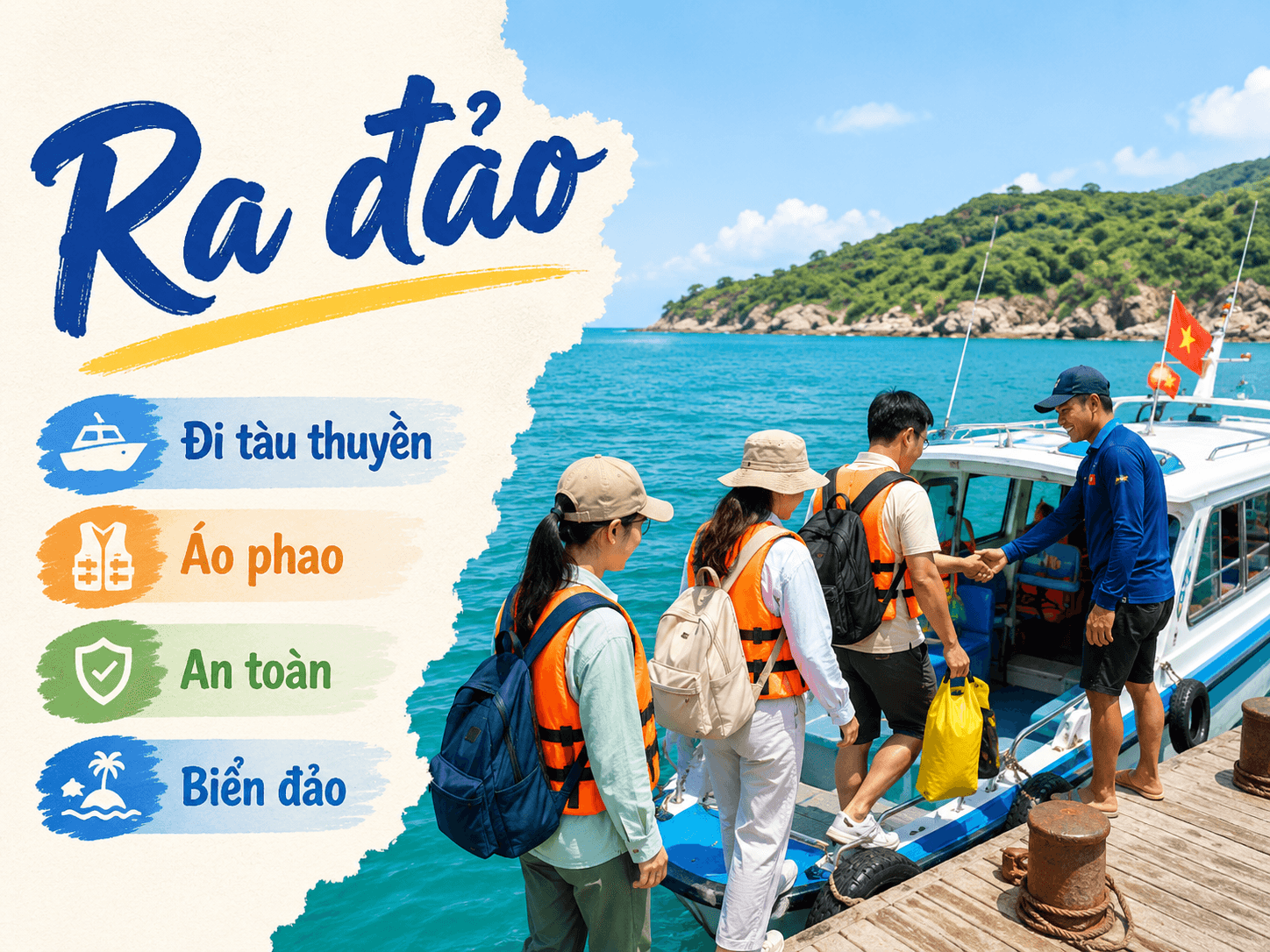 Những điều nên biết khi đi tàu thuyền, ra đảo - Hình 1