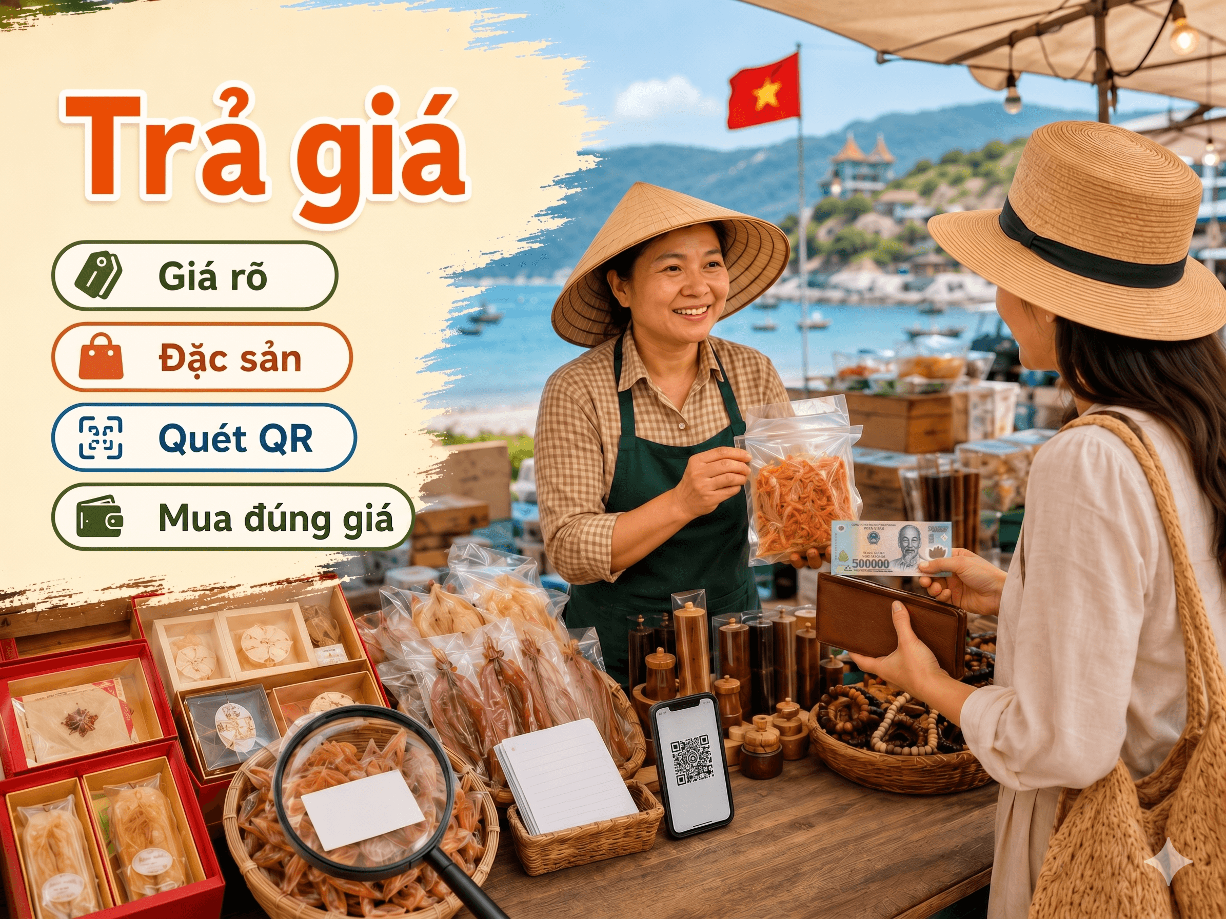 Cách trả giá lịch sự khi đi chợ mua đặc sản - Hình 1
