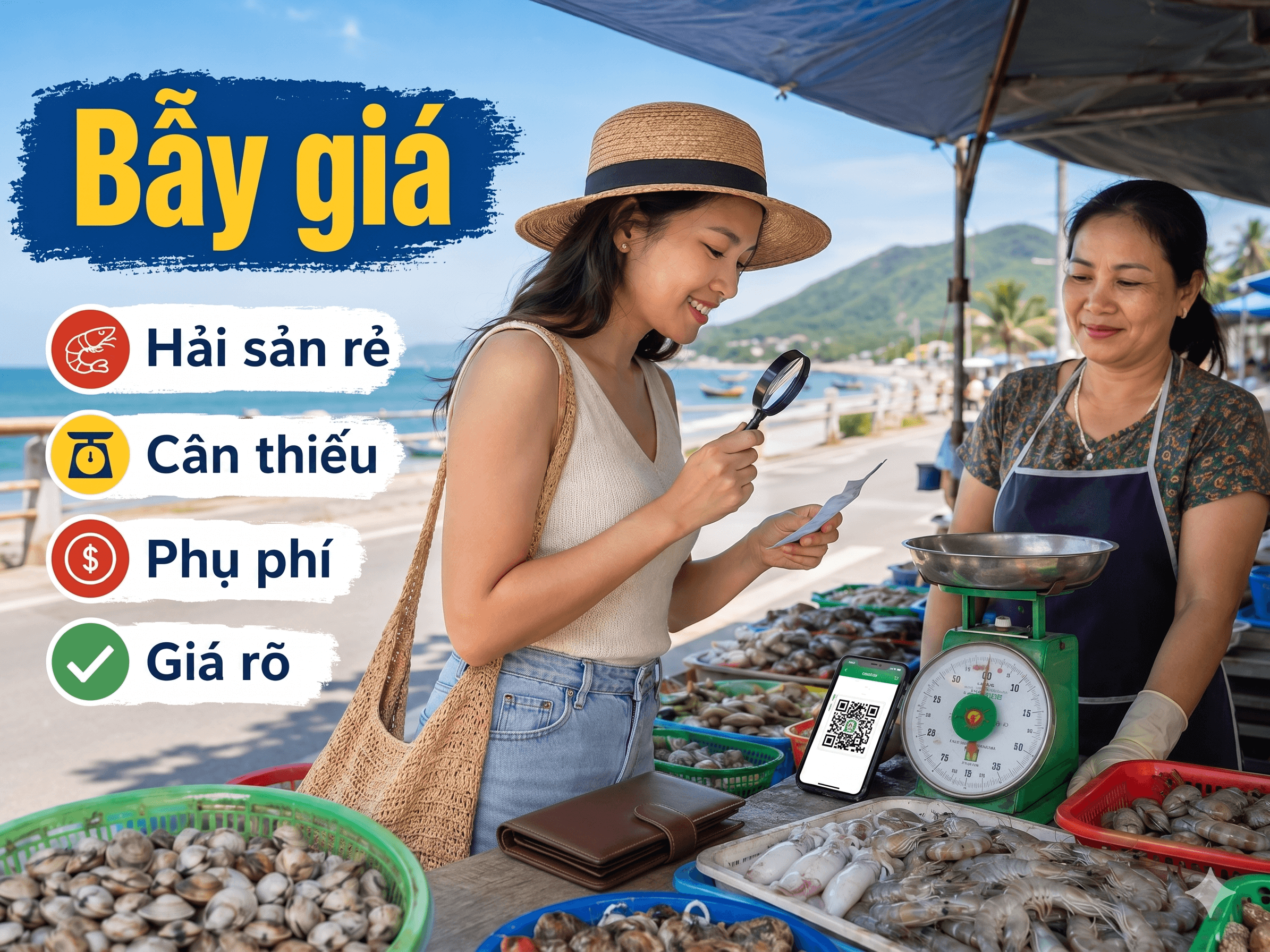 Tránh bẫy 'hải sản giá rẻ' ven đường - Hình 1
