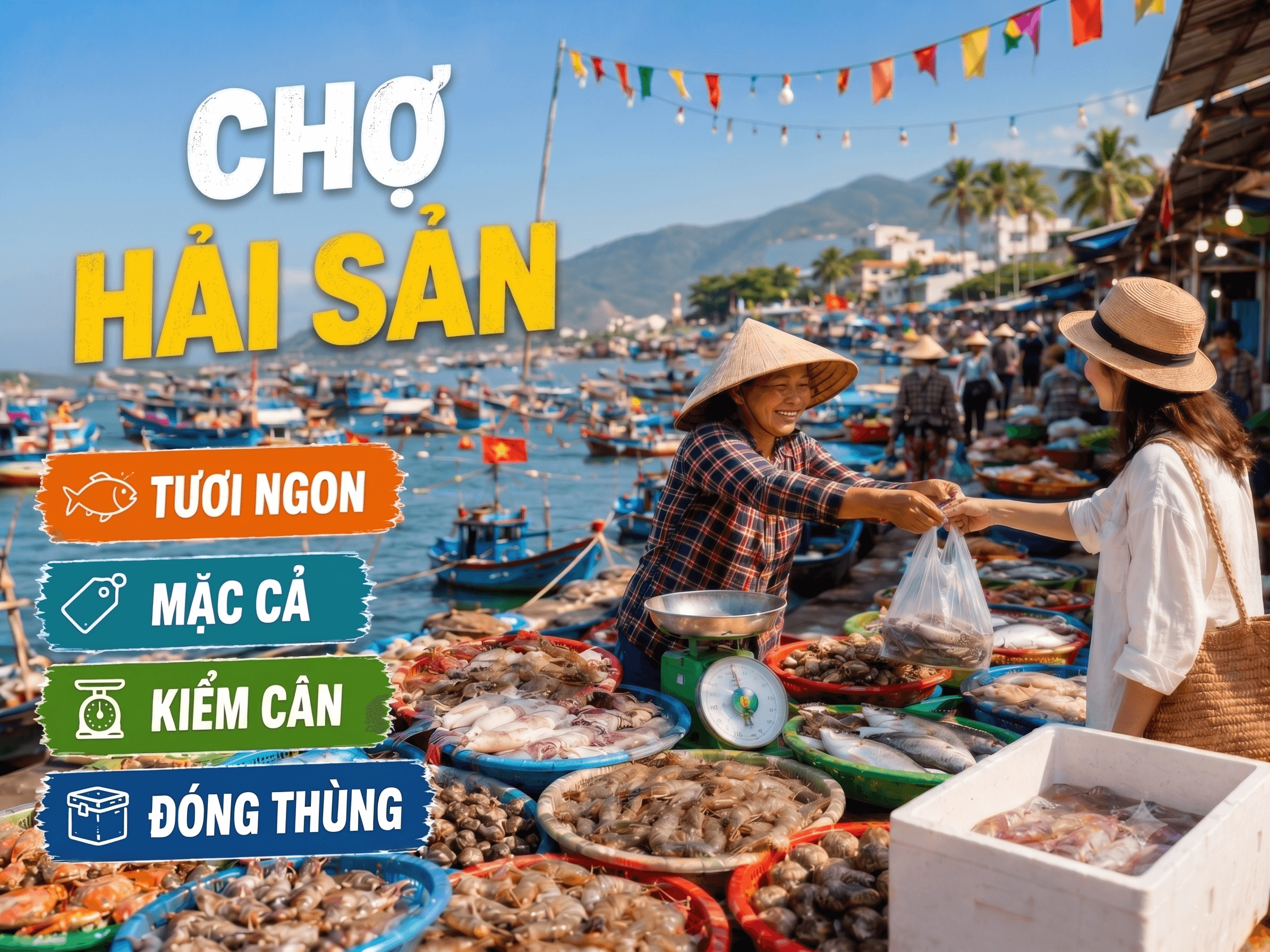 Đi chợ hải sản như người bản địa - Hình 1
