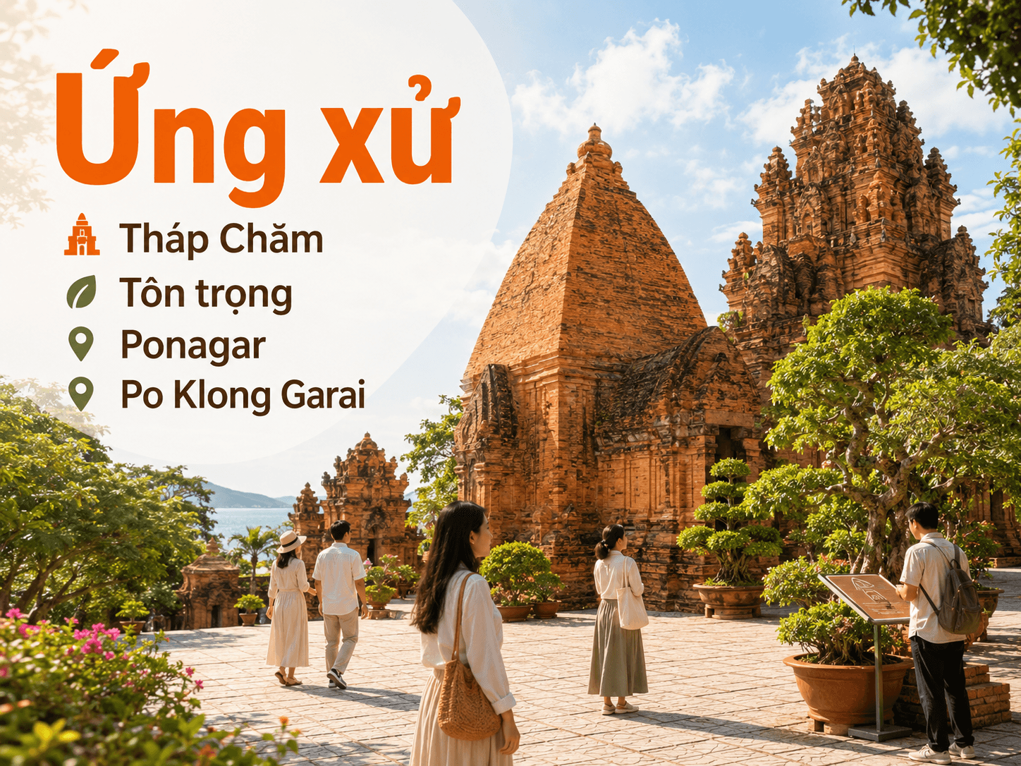 Ứng xử khi tham quan Tháp Bà Ponagar và tháp Po Klong Garai - Hình 1