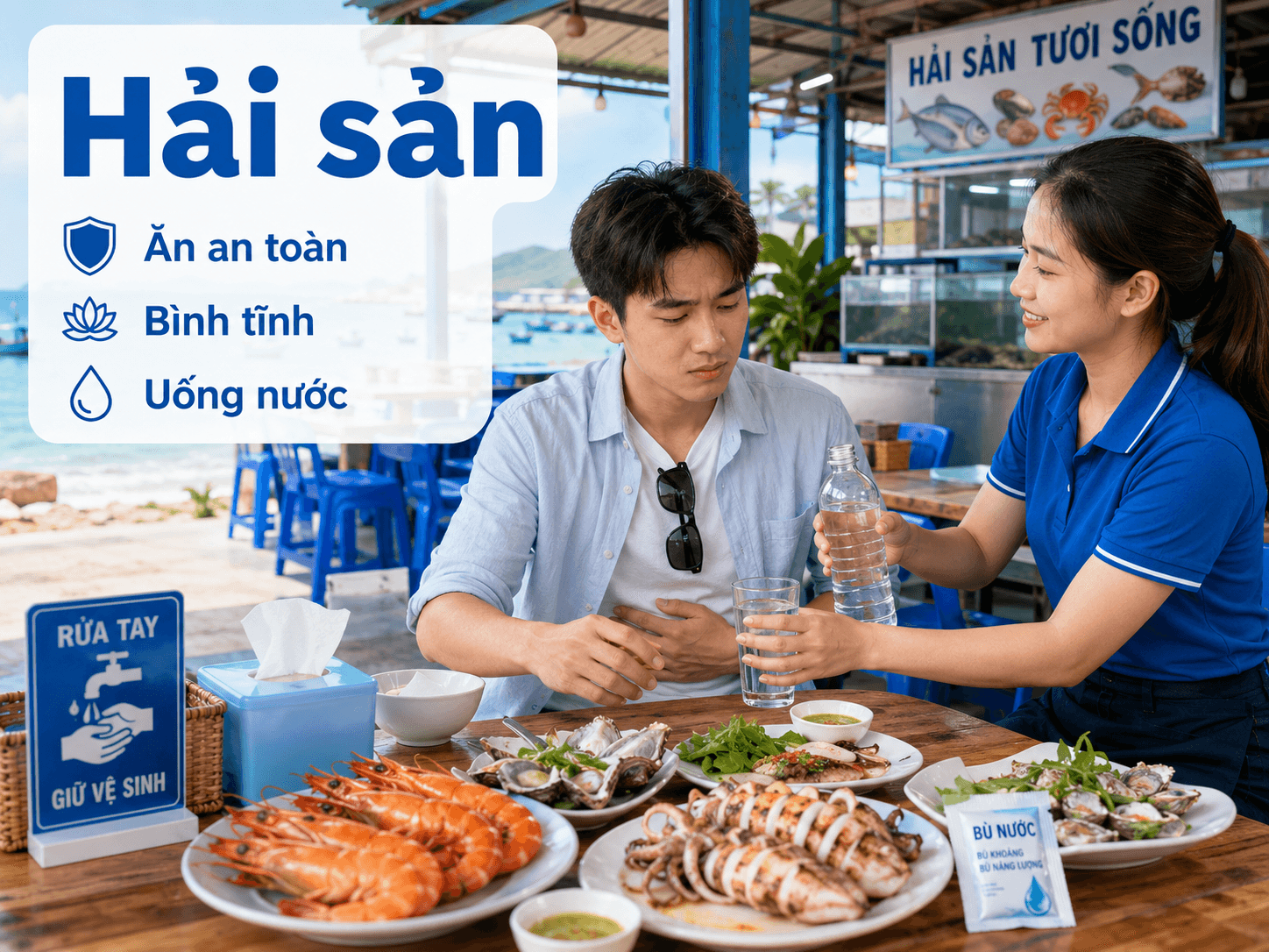 Vấn đề tiêu hóa khi ăn hải sản: xử lý bình tĩnh - Hình 1